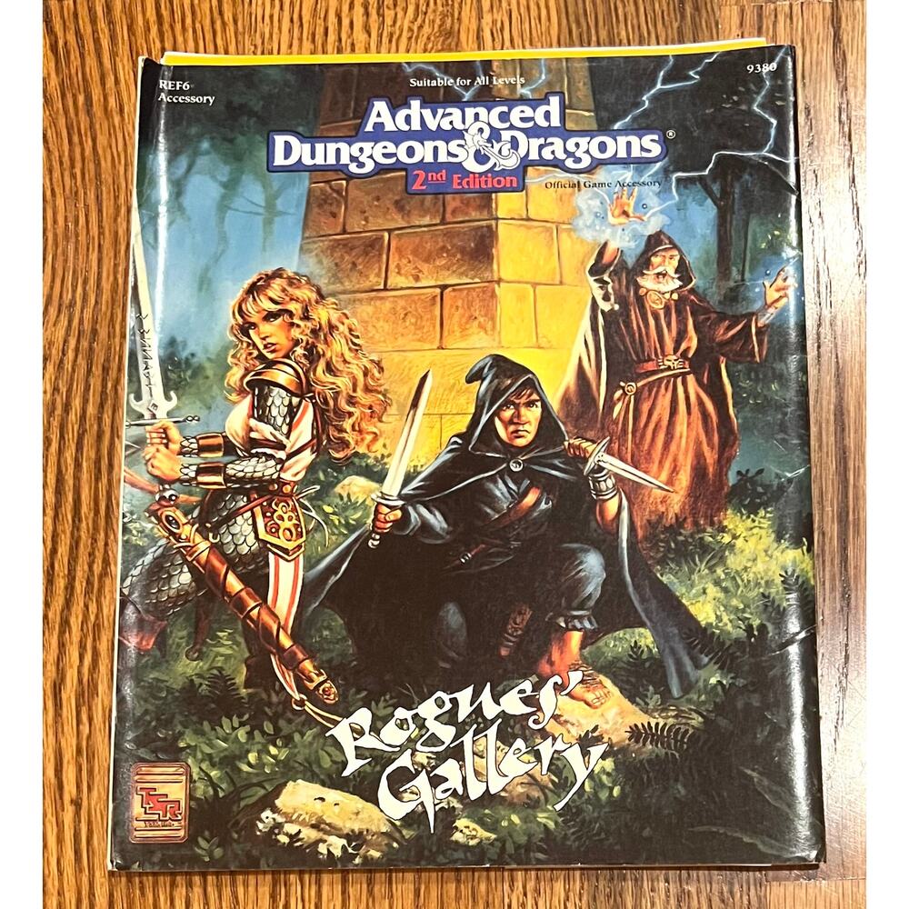 Rogues' Gallery Advanced Dungeons & Dragons 2e Accessory REF6 1992 TSR 9380